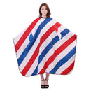 Hiden Sleeves Red White Blue Stripe Hairdressing Cape Salon Luxury Customer
