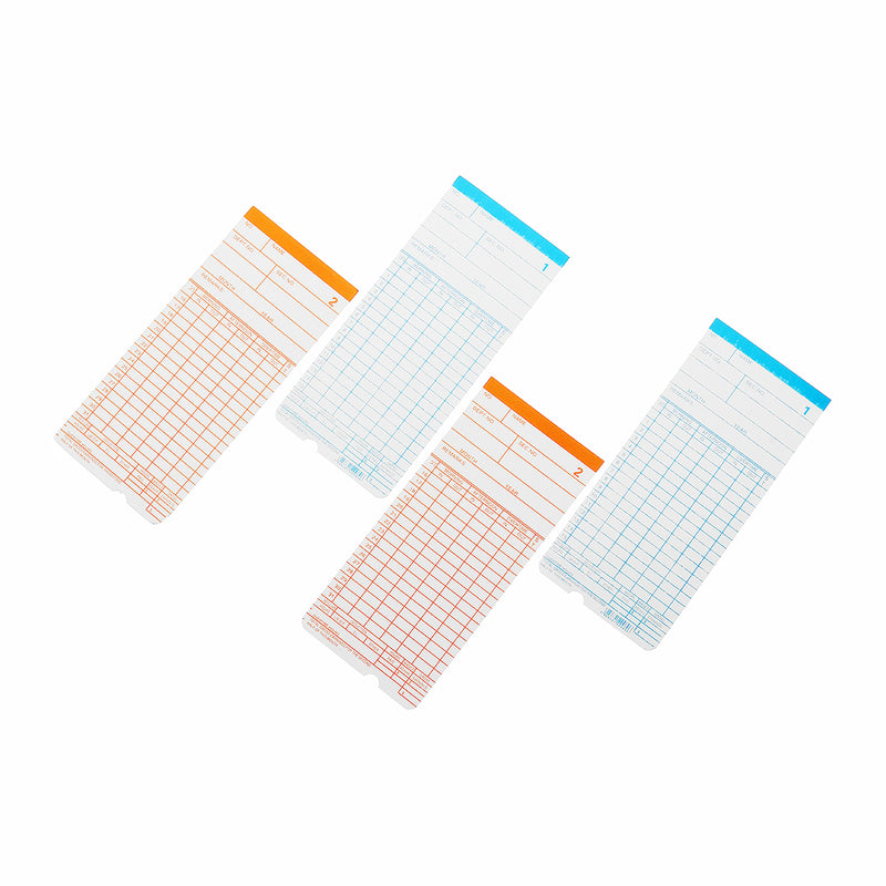 90Pcs Monthly Time Clock Cards Payroll For Employee Attendance Bundy Recorder Timer