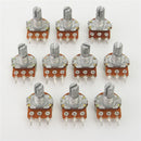 50Pcs WH148 B100K Linear Potentiometer 15mm Shaft With Nuts And Washers Hot