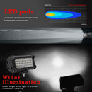 120W 12000LM 7 Inch Light Bar Work Light Spotlight LED Light Bar for Truck