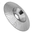 Drillpro 100x16/110x22mm Bevel Arc Wood Carving Disc Shaping Disc Tungsten Carbide Angle Grinding Wheel Sanding Carving Rotary Tool Abrasive Disc for Angle Grinder