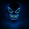 4-Modes Scary Mask Cosplay Led Costume Mask EL Wire Light Up for The Purge Movie