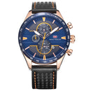 MINI FOCUS MF0002G Chronograph Men Wrist Watch Working Sub-dials Quartz Movement Watches