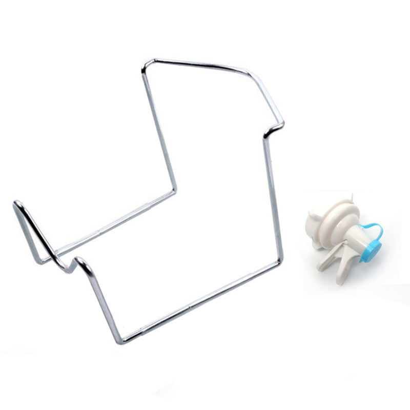 Chrome 3- 5 Gallon Water Jug Stand And Water Dispenser Valve Controller For 55mm