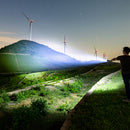 Super Bright LED Flashlight Zoom Portable Super Bright Torch USB Rechargeab