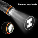 Super Bright LED Flashlight Zoom Portable Super Bright Torch USB Rechargeab