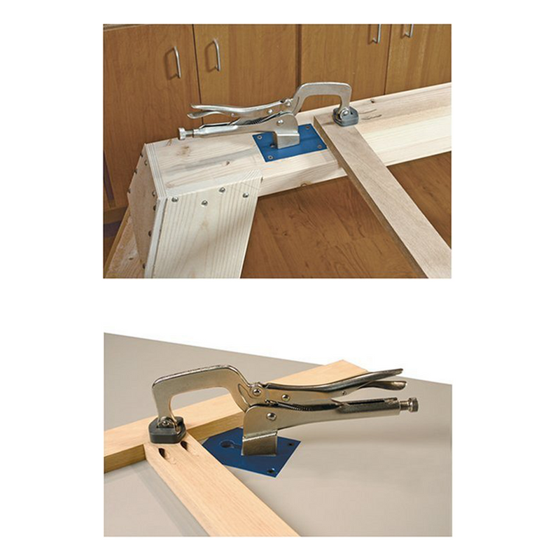 Aluminum Alloy Bench Clamp Plate Clamping Accessories Insert Plate for Kreg Bench Clamp Woodworking Tool