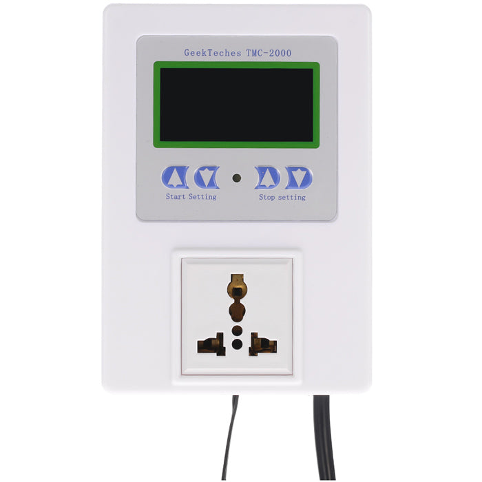 TMC-2000 AC110-240V 10A -50C~110C LCD Digital Intelligent Pre Wired Temperature Controller