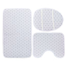 3PCS Colorful Horse Bathroom Non-Slip Pedestal Rugs Pads Lid Toilet Seat Covers Bath Mats