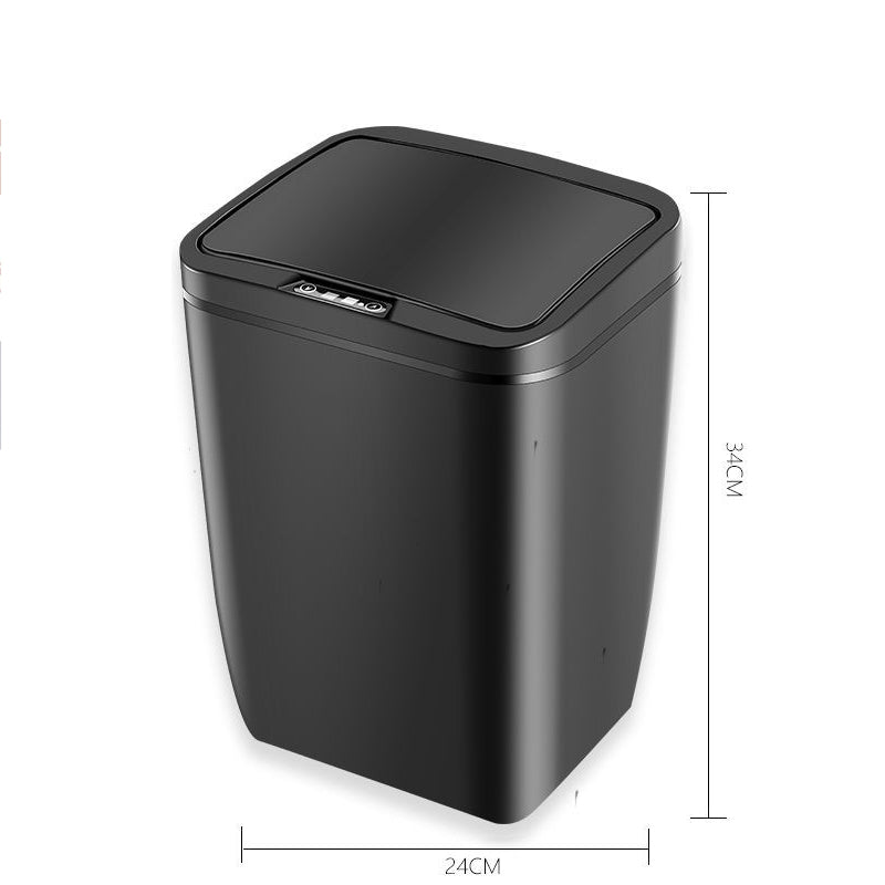 ThatCloud TZL-12 Energy Saving Sensor Trash Can Inductive Open/Close Waste Bins For Home Bathroom Office Kitchen USB/Batteries Powered