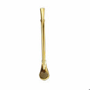 KCASA KC-STR15 3 in 1 Multifunction Stainless Steel Filtering Drink Straw Tea Spoon Tea Filter Milks