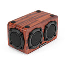 Kingneed S403 HiFi Wooden Wireless bluetooth Speaker Portable Stereo Outdoors Subwoofer with Mic
