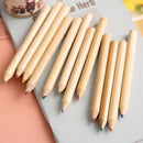 12Pcs / Set of Cute Cute Girls Wooden Colored Pencils for Kids School Stati