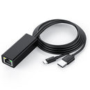 Micro-USB2.0 to RJ45 Ethernet Adapter Plug and Play 10/100 Mbps for New Fir