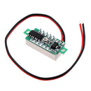 5pcs 0.28 Inch Two-wire 2.5-30V Digital Green Display DC Voltmeter Adjustable Voltage Meter