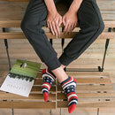5 Pairs Fashion National Flag Cotton Sock Slippers Breathable Male Non-Slip