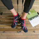 5 Pairs Fashion National Flag Cotton Sock Slippers Breathable Male Non-Slip