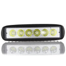 2PCS 18W Work Light Bar 6LED DRL Driving Fog Spot Lamp for 12V Car Truck 65