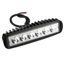 2PCS 18W Work Light Bar 6LED DRL Driving Fog Spot Lamp for 12V Car Truck 65