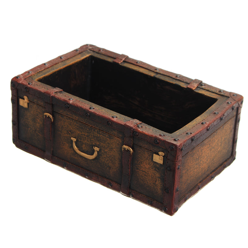 Garden Resin Suitcase Flower Pot Mini Succulents Planter DIY Flowers Green Plants Decorations