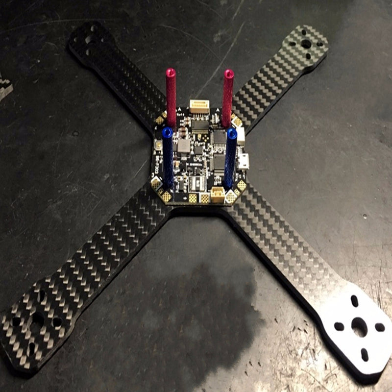 Suleve M3AS16 50Pcs M3 30mm Knurled Standoff Bolt Aluminum Alloy 6061 Anodized Spacer Multicolor