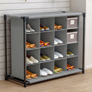 DIY Interlocking 4 Layers 16 Compartment Shoe Organiser Storage Cube Racks