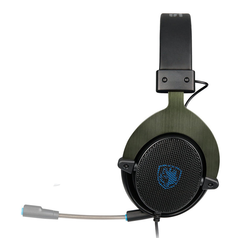 Sades R3 Gaming Bass Surround Stereo Over Ear Game Headset with Microphone Volume Control