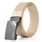 TUSHI 125cm Thick Nylon Belt Quick Release Metal Buckle Business Tactical Belt