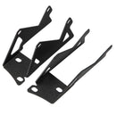 1Pair Car Dual Lower Windshield LED Light Mounts Brackets Kit for Dual LED