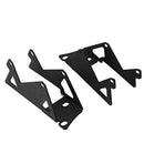 1Pair Car Dual Lower Windshield LED Light Mounts Brackets Kit for Dual LED
