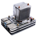 Black/Transparent/RGB Colorful 5-Layer Acrylic Case + Super Heat Dissipation ICE-Tower CPU  V2.0 Cooling Fan Kit for Raspberry Pi 4B