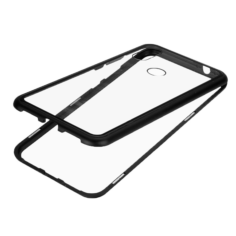 Bakeey Magnetic Flip Metal Frame Tempered Glass Full Cover Protective Case for Xiaomi Redmi 7 / Redmi Y3