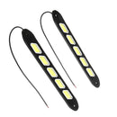2Pcs 5W 12V Car LED Daytime Running Lights DRL Fog Lights COB 10 LED Singnal Waterproof Lamps