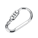 3 Digit Combination Motorcycle Helmet Lock Bicycle Bag Suitcase Padlock Carabiner Security Alloy Locks
