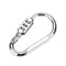 3 Digit Combination Motorcycle Helmet Lock Bicycle Bag Suitcase Padlock Carabiner Security Alloy Locks