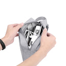 BUBM Multifunction Digital Storage Bag Canvas USB Charger Earphone Organizer Portable Travel Cable Bag