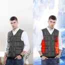 Electric Heating USB Sleeveless Vest Winter Heated Outdoor Fishing Jacket