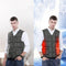 Electric Heating USB Sleeveless Vest Winter Heated Outdoor Fishing Jacket
