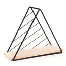 Retro Wall Mounted Hanging Iron Frame Bracket Wooden Industrial Style Storage Shelf Rack