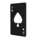 Bottle Soda Cap Opener Bottle Opener Playing Card Ace of Spades Poker Cap Removal Tool