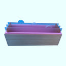 Silicone Render Soap Mold Set Rectangle Loaf Mould with Wood Box and Transp
