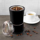 Portable Electric Coffee Grinder Beans Nuts Milling Grinding Machine Black Coffee Machine