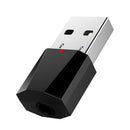 Bakeey 2 In 1 bluetooth 4.2 LED Indicator Mini USB 3.5mm AUX Audio Receiver Transmitter Adapter For Stereo Computer MP3 Player TV Car Radio Speaker