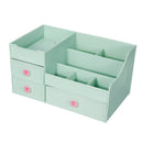Plastic Desktop Organizer Makeup Organizer Cosmetic Storage Box Stationery Holder Home Decorations
