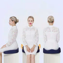 Anti-Slip Orthopedic Memory Foam Cushion for Office Chair Car Wheelchair BacM3O5