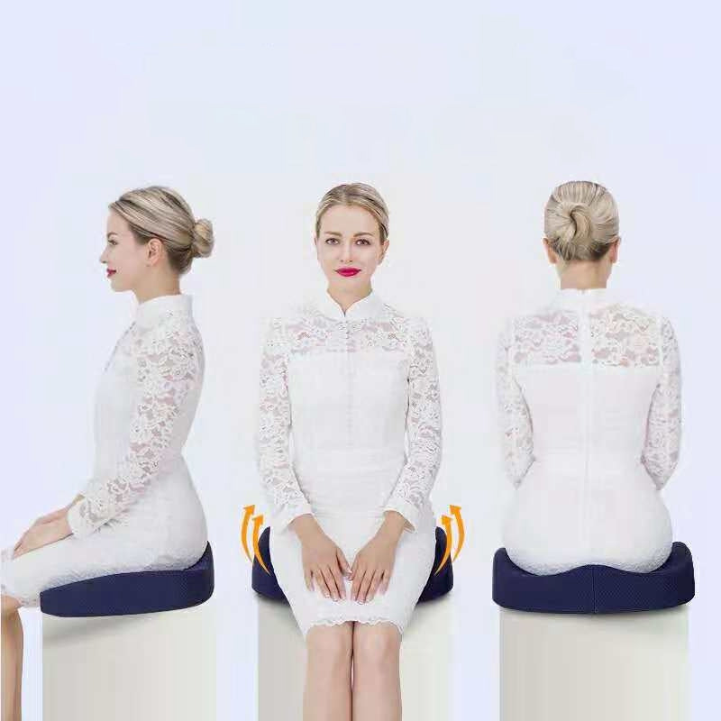 Anti-Slip Orthopedic Memory Foam Cushion for Office Chair Car Wheelchair BacM3O5