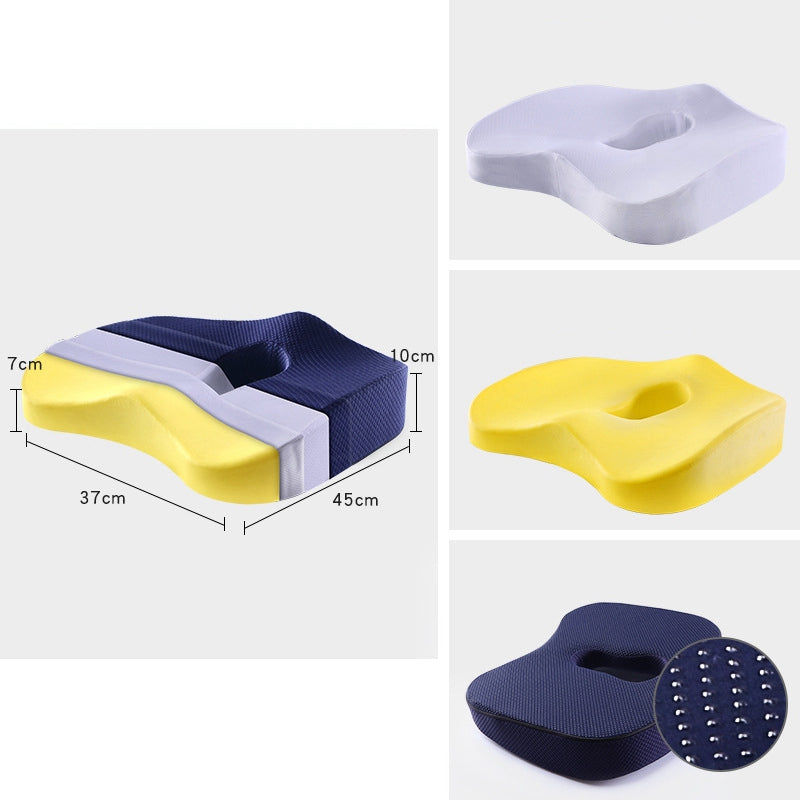 Anti-Slip Orthopedic Memory Foam Cushion for Office Chair Car Wheelchair BacM3O5