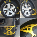 TPU Car Wheel Tire Snow Chain Anti-skid Belt Dual Hook 165-265mm for Car SUV Truck