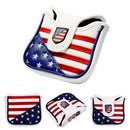 USA Square Mallet Putter Cover Golf Headcover For TaylorMade Spider Tour Magnet