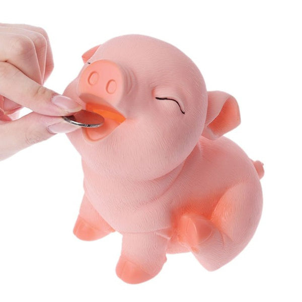 Coin Money Cash Holder Pig Piggy Bank Openable Collectible Saving Box For Children Kid